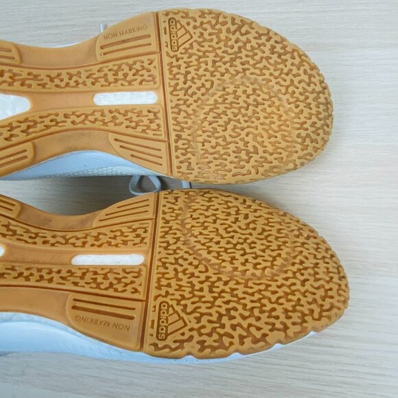 Adidas Crazyflight x3 Mid Volleyball White Ivory Shoe, Size Women 13 / Men 12 - Picture 11 of 16